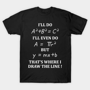 Math Formula Tshirt Graduation Teachers Students Gifts T-Shirt